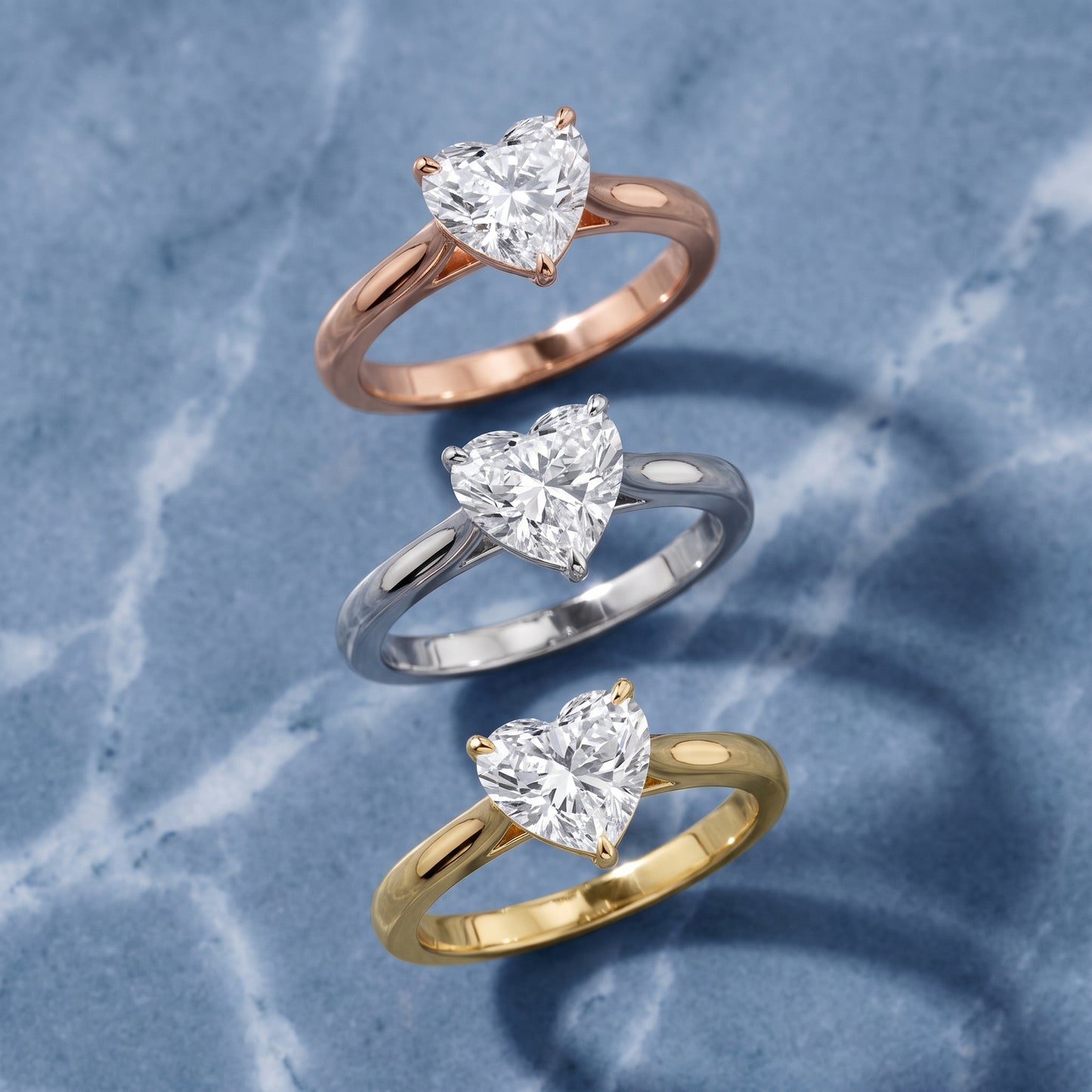Kalia Knife Edge Solitaire Heart Diamond Engagement Ring in White Gold - 3rings.jpg