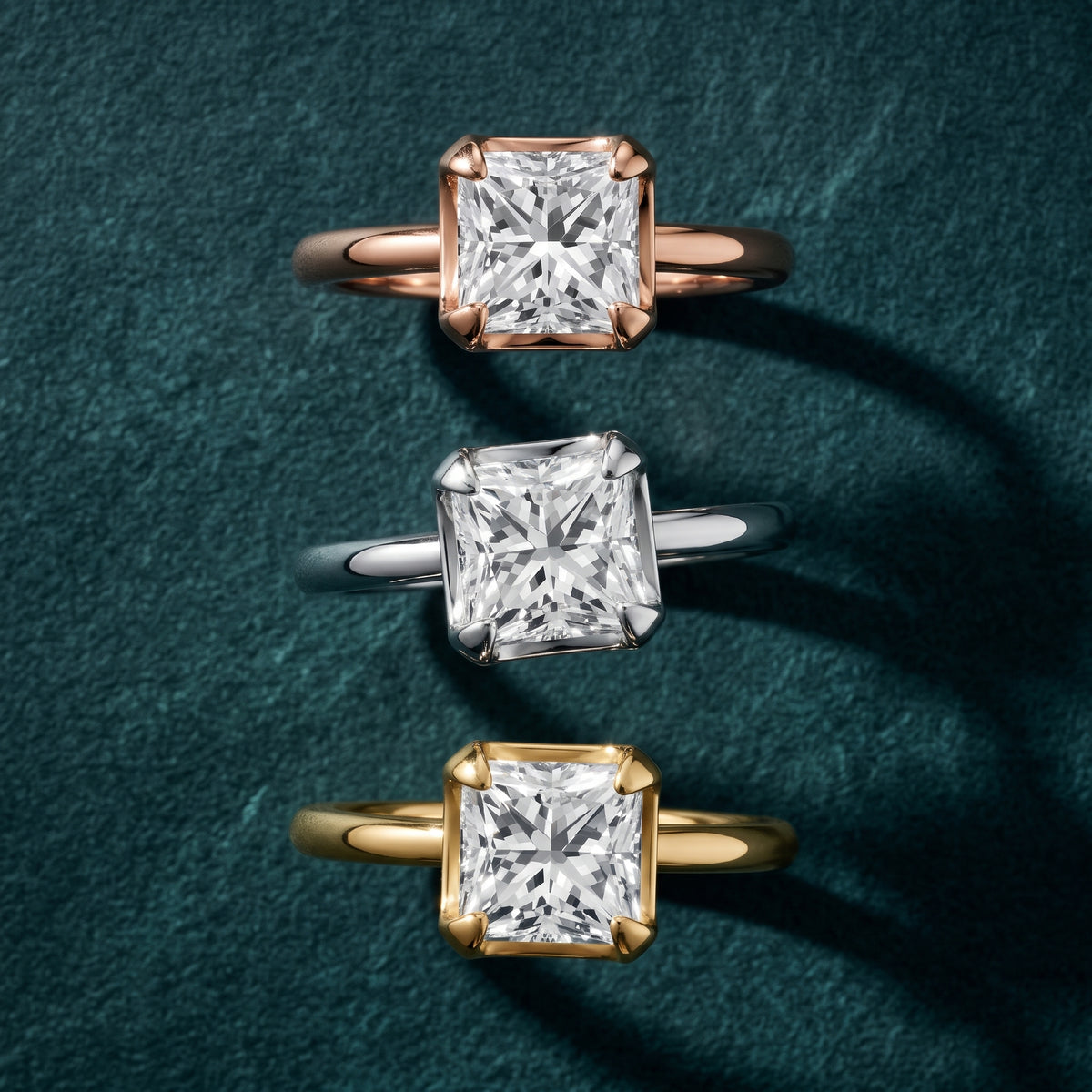 Adele Crown Solitaire Princess Diamond Engagement Ring in Platinum - 3rings.jpg