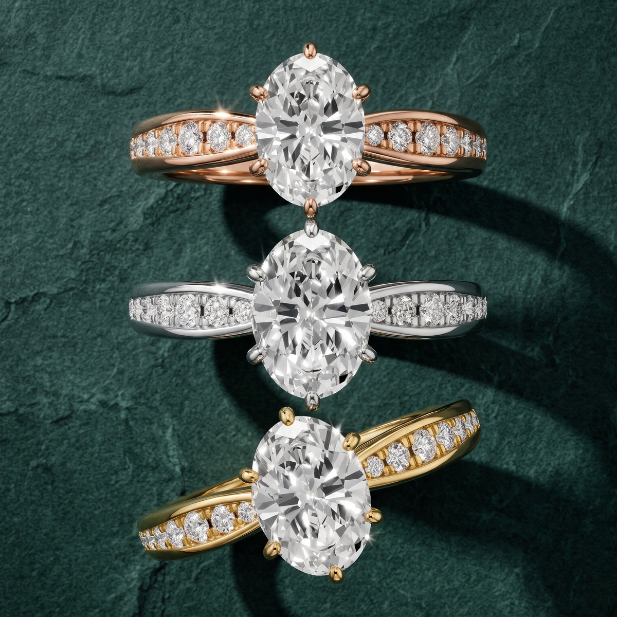 Ione Hidden Halo Pavé Oval Diamond Engagement Ring in White Gold - 3rings.jpg