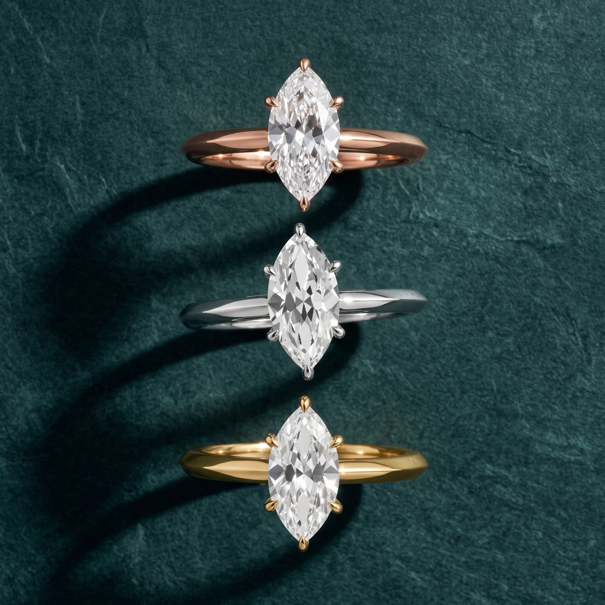 Ginette Solitaire Knife Edge Marquise Diamond Engagement Ring in White Gold - 3rings.jpg