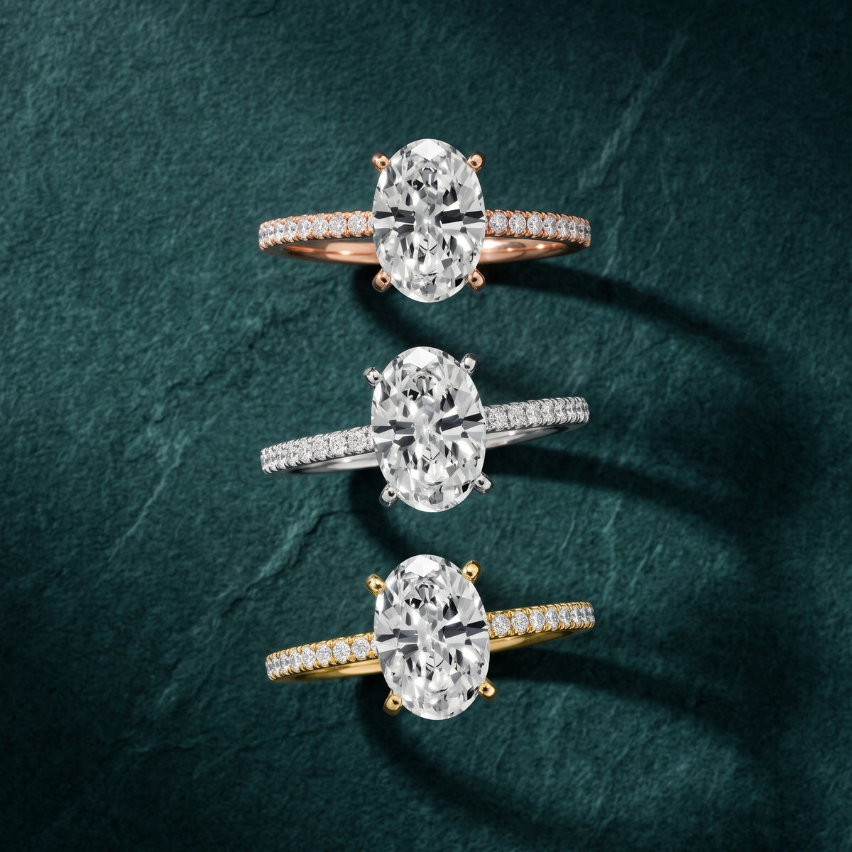 Venetia Pavé Oval Diamond Engagement Ring in Platinum - 3rings.jpg