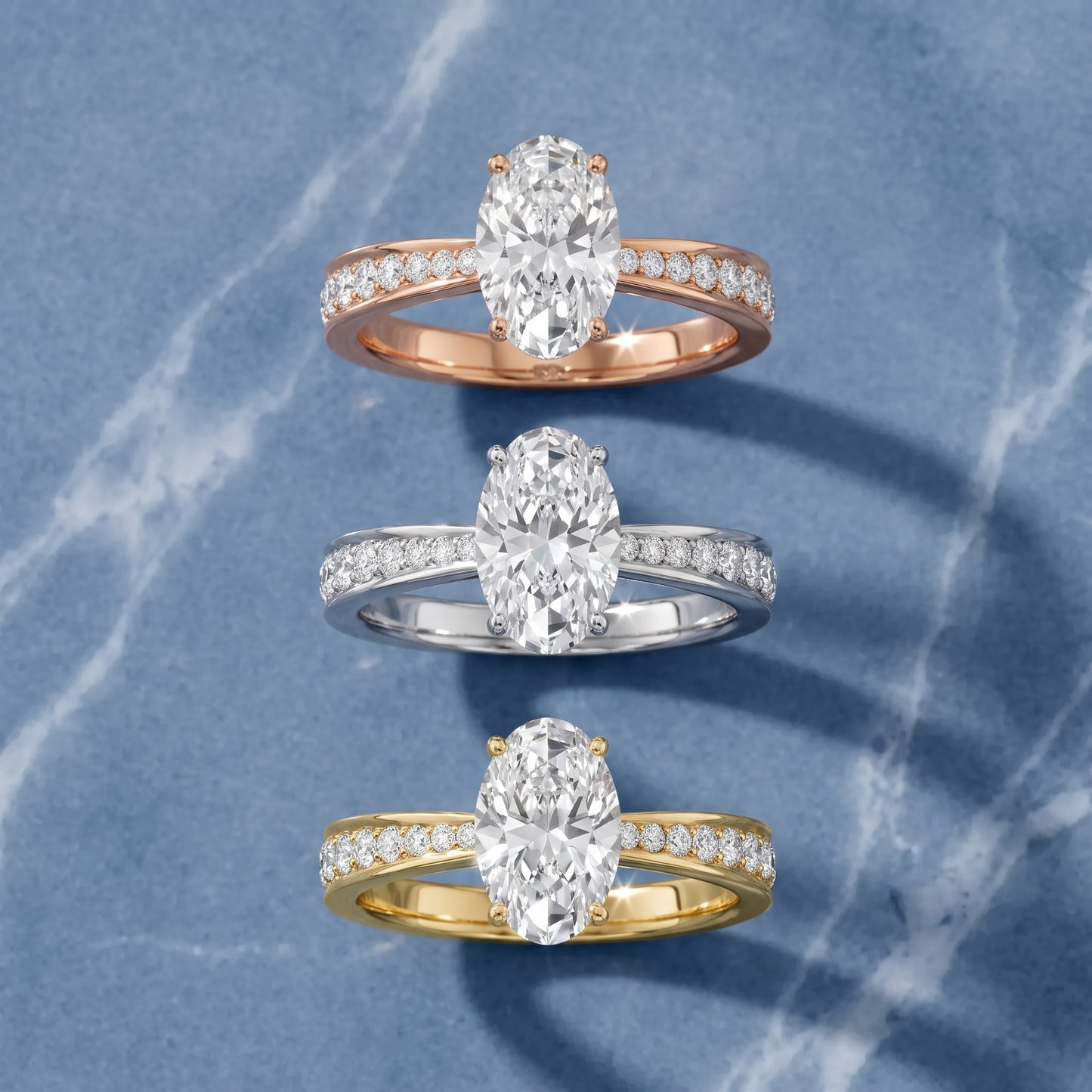 Rhea Sidestone Pavé Oval Diamond Engagement Ring in Rose Gold - 3rings.jpg