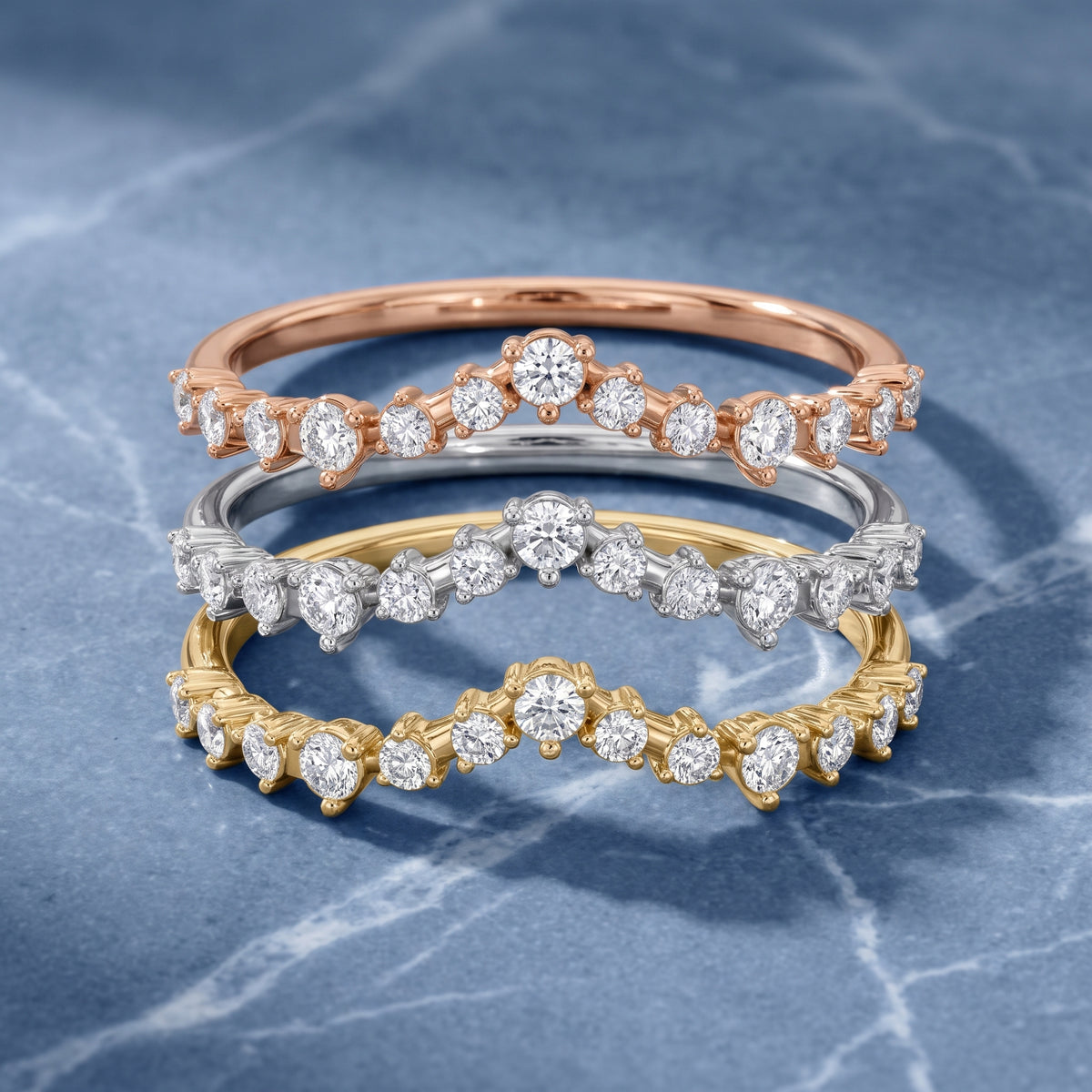 Daphne Curved Round Diamond Wedding Band in Yellow Gold - 3rings.jpg