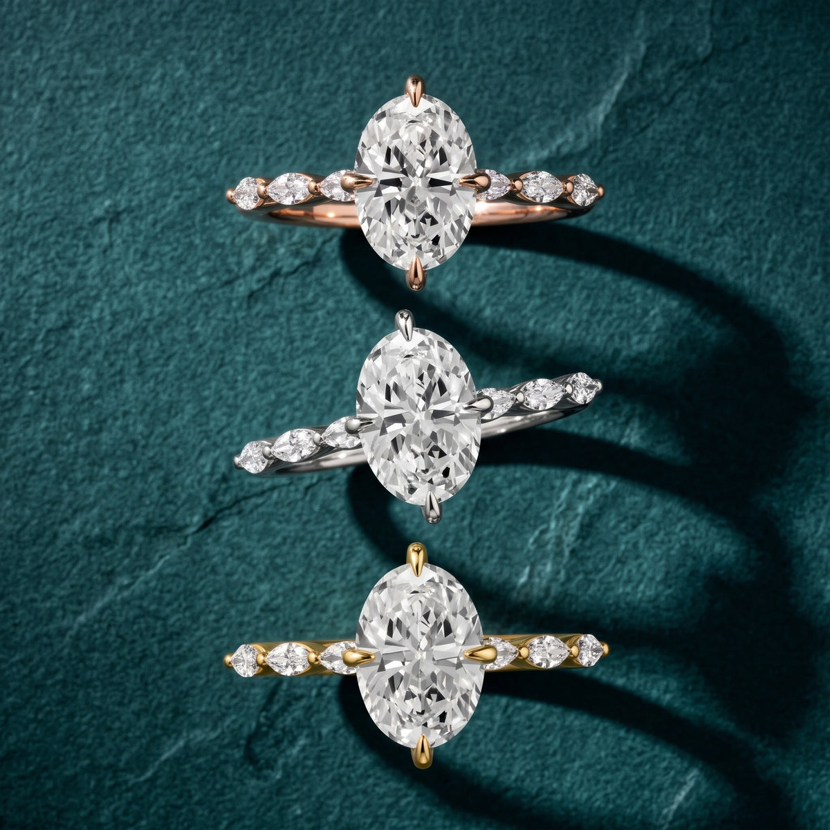 April Marquise-Side Oval Diamond Engagement Ring in White Gold - 3rings.jpg