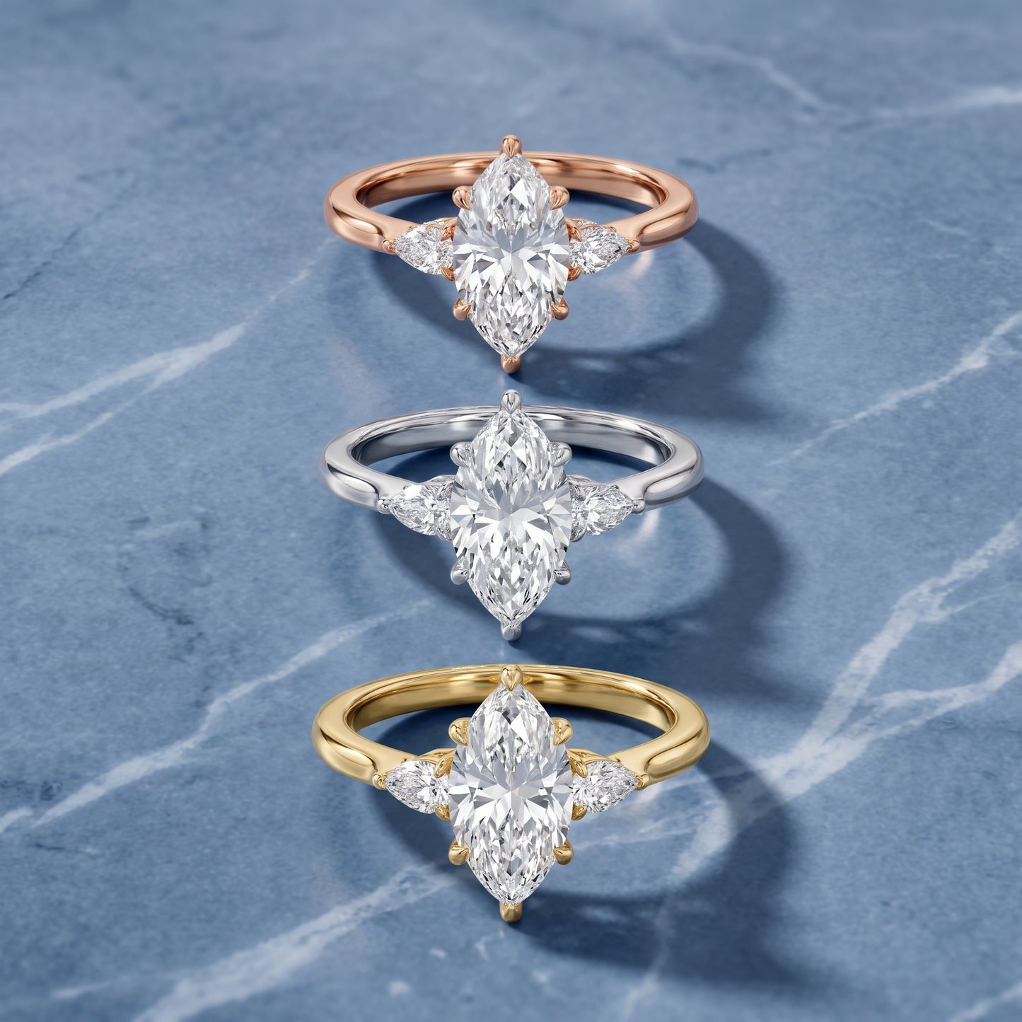 Leila Three-Stone Marquise Diamond Engagement Ring in Silver - 3rings.jpg