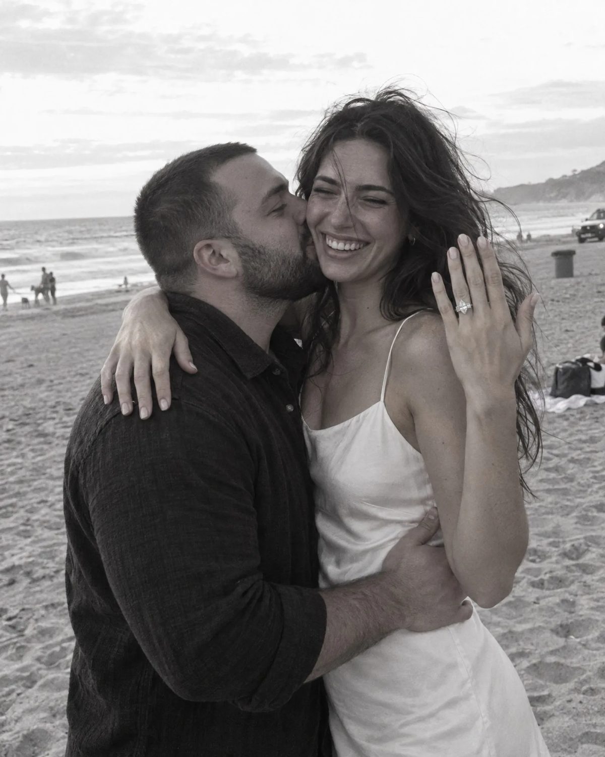 Elena & Nikos on the day they got engaged