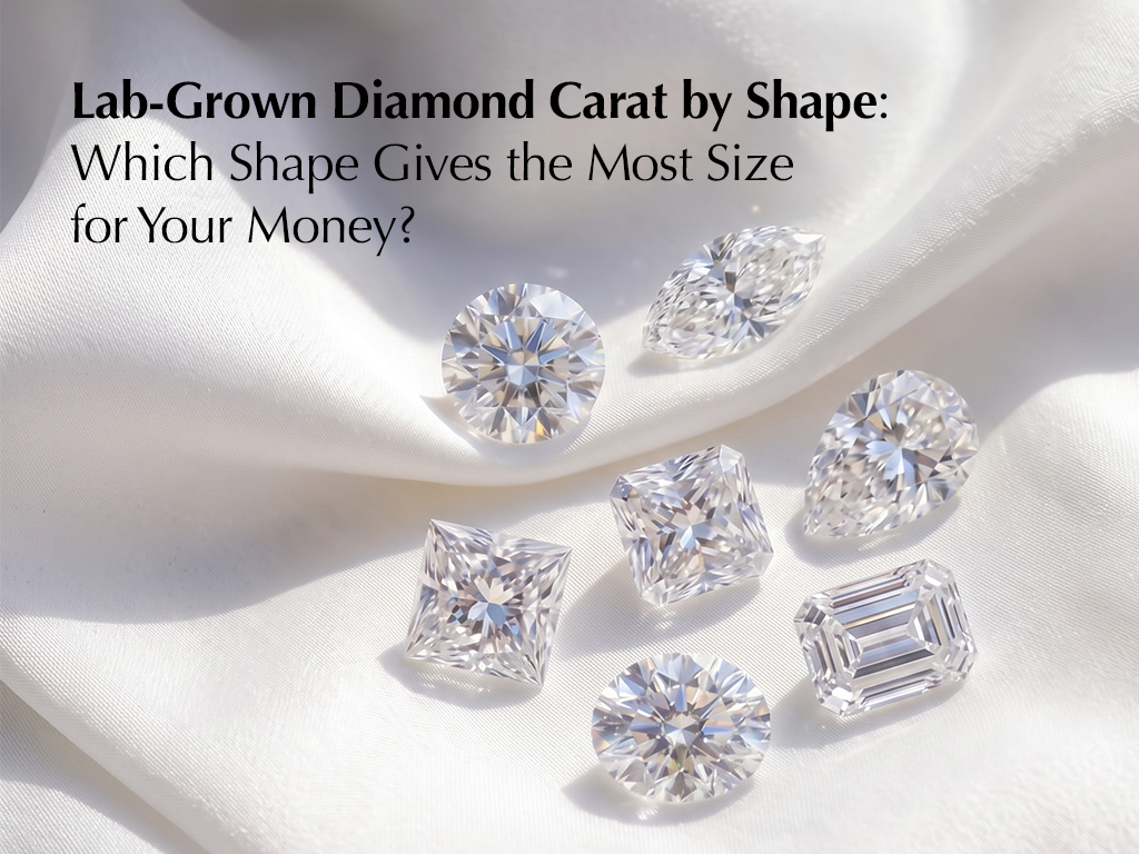 Lab-Grown Diamond Carat by Shape: Which Shape Gives the Most Size for Your Money?