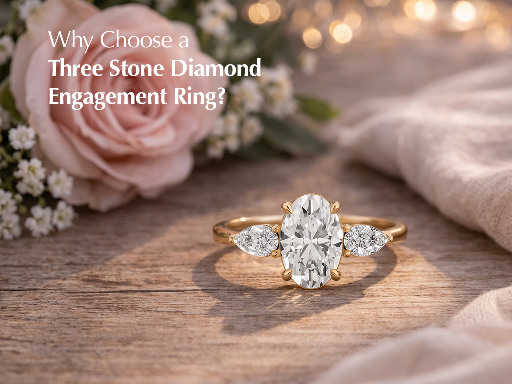 Why Choose a Three Stone Diamond Engagement Ring?