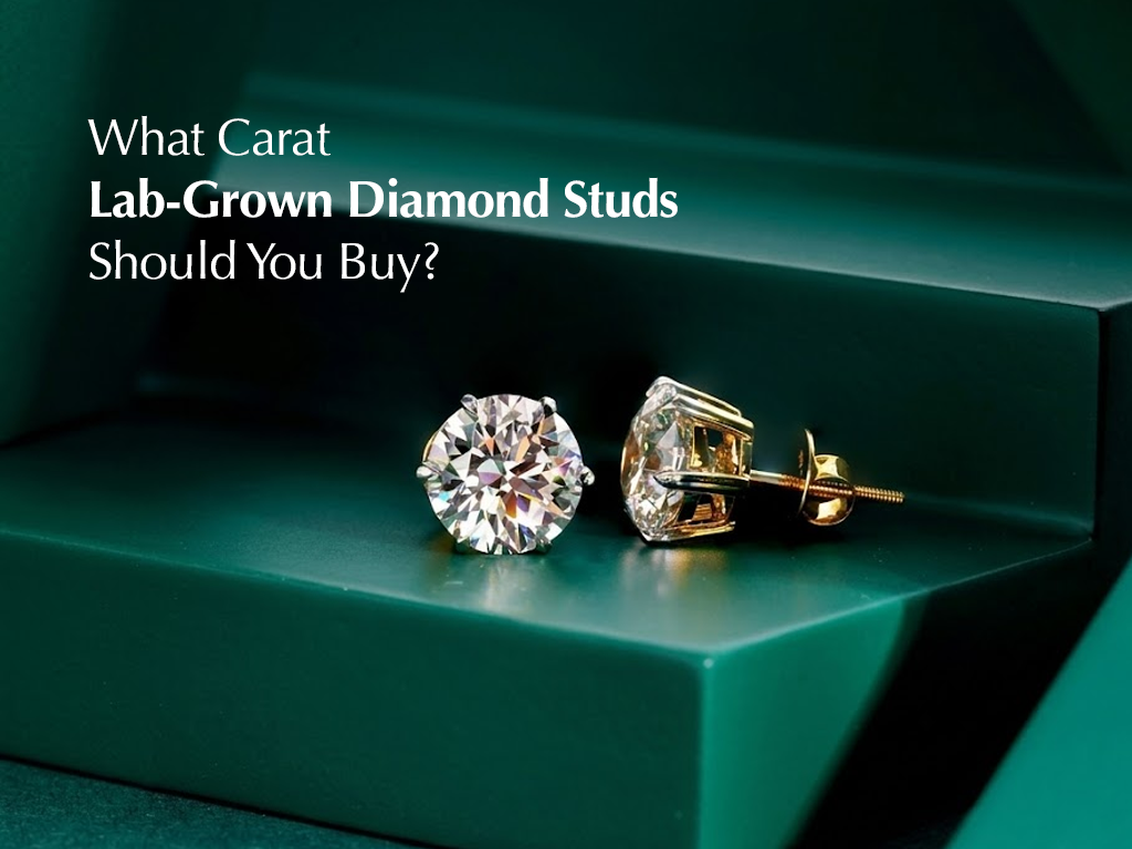 What Carat Lab-Grown Diamond Studs Should You Buy?