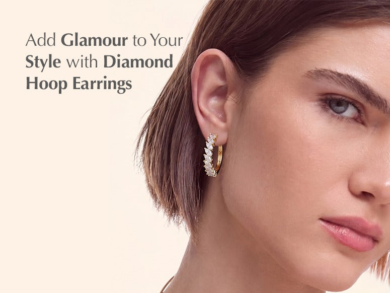 Add Glamour to Your Style with Diamond Hoop Earrings