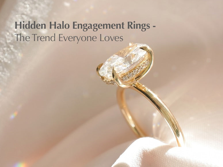 Hidden Halo Engagement Rings - The Trend Everyone Loves