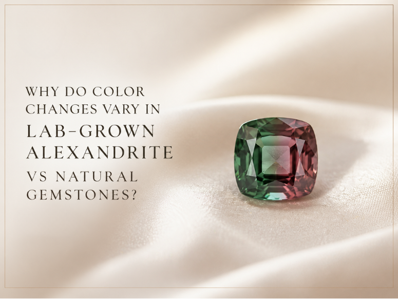 Why Do Color Changes Vary in Lab-Grown Alexandrite vs Natural Gemstones?