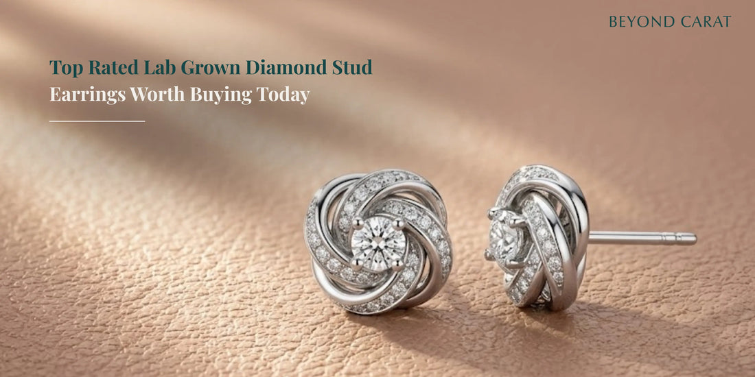 Lab Grown Diamond Stud Earrings 