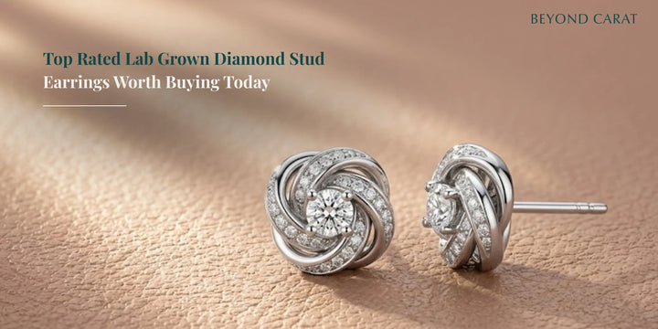 Lab Grown Diamond Stud Earrings 