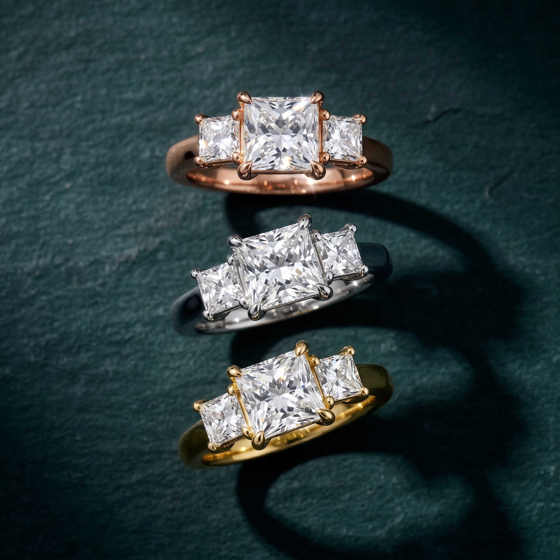 Sienna Three-Stone Princess Diamond Ring in Platinum - 3rings.jpg