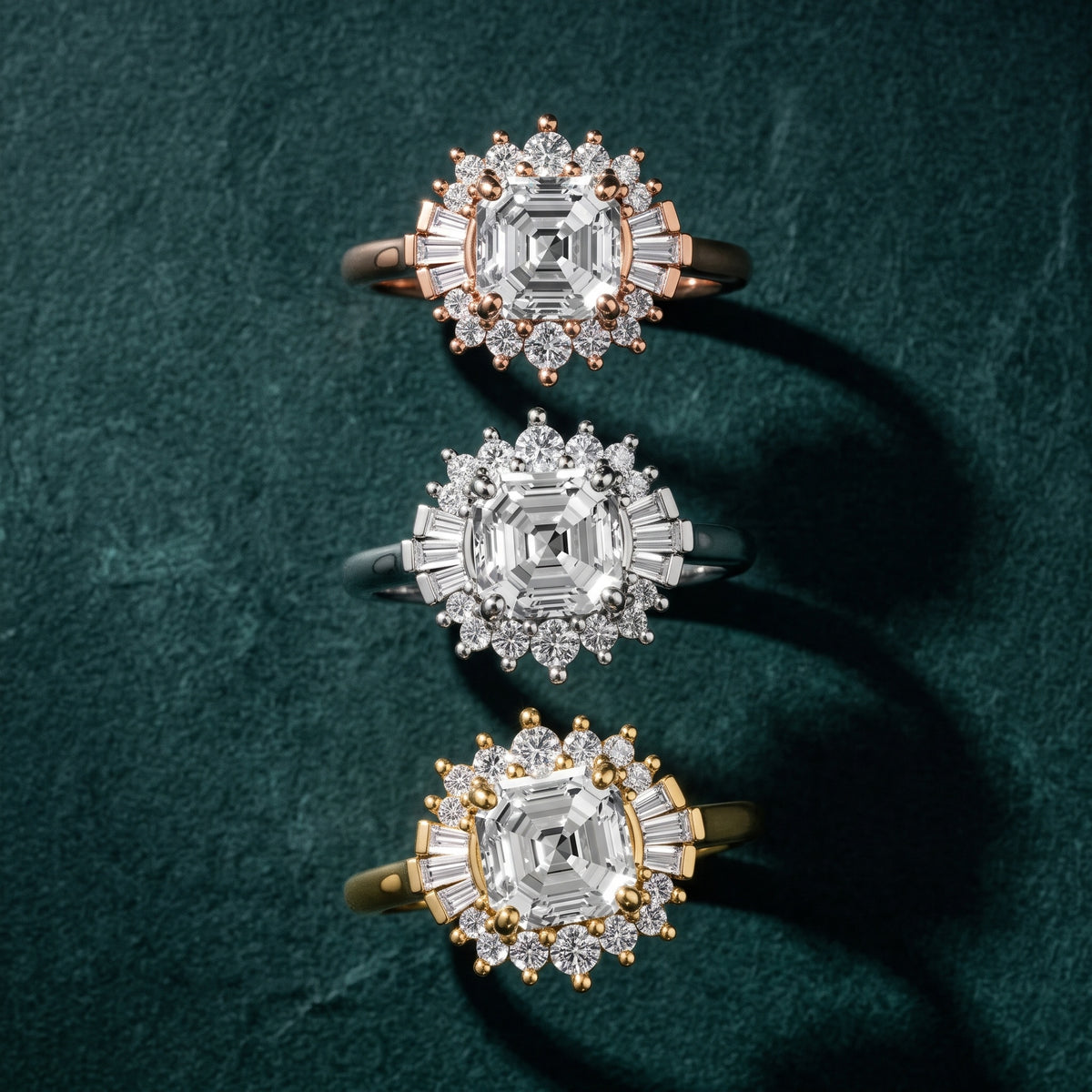 Marlow Ballerina Halo Asscher Diamond Engagement Ring in White Gold - 3rings.jpg