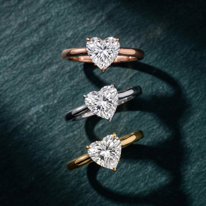 Mena Hidden Halo Heart Diamond Engagement Ring in Rose Gold - 3rings.jpg