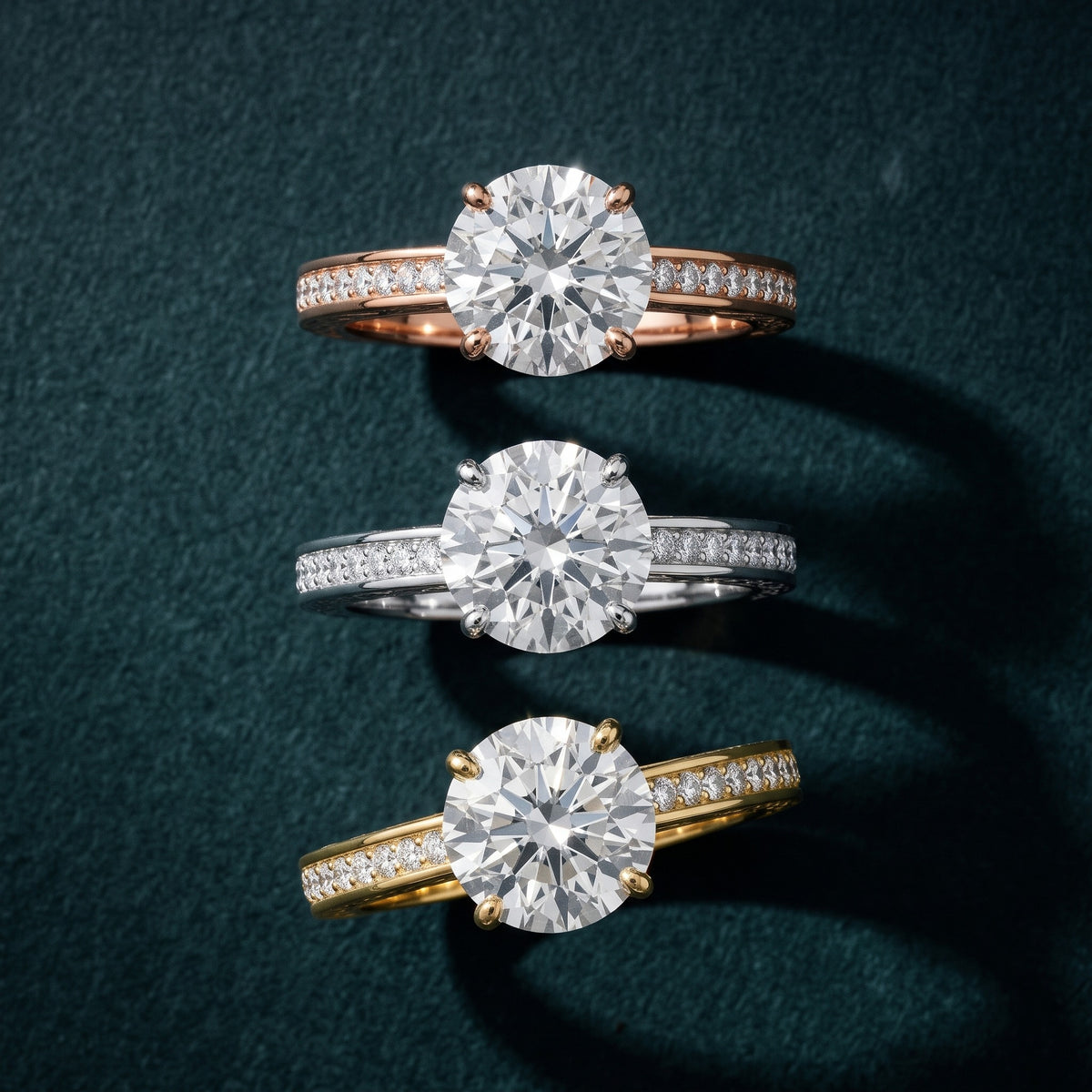 Cassie Engraved Channel Set Round Diamond Engagement Ring in Platinum - 3rings.jpg