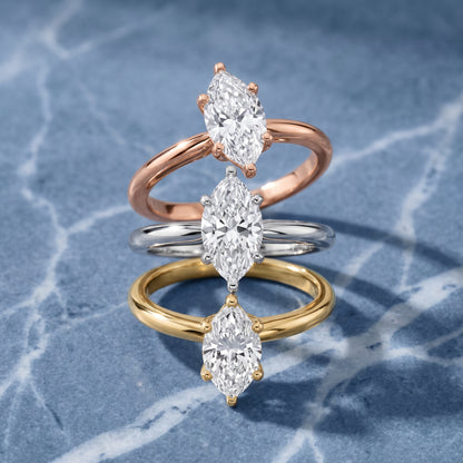Wren Solitaire Marquise Diamond Ring in Rose Gold - 3rings.jpg