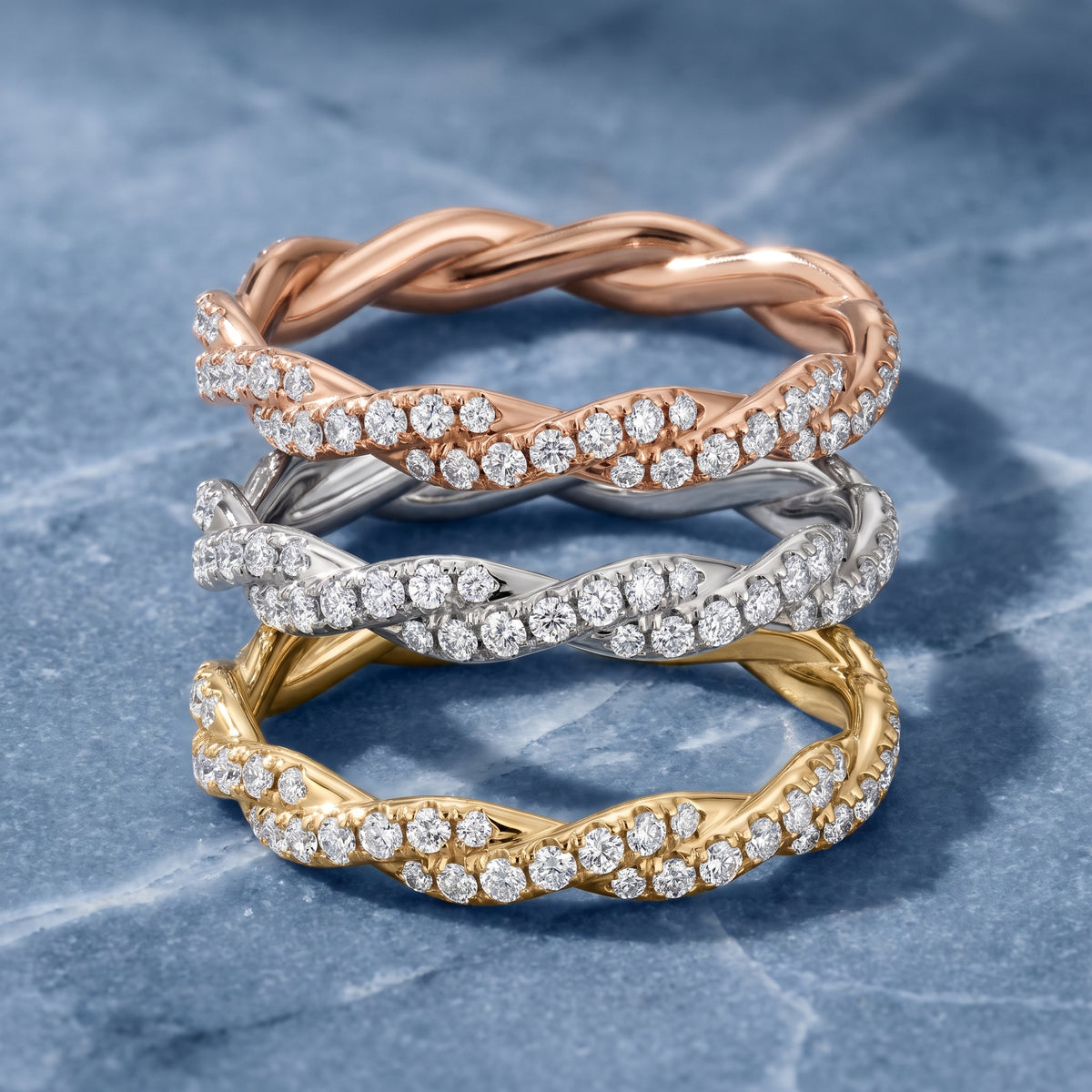 Trisha Micropavé Twist Round Diamond Eternity Band in White Gold - 3rings.jpg