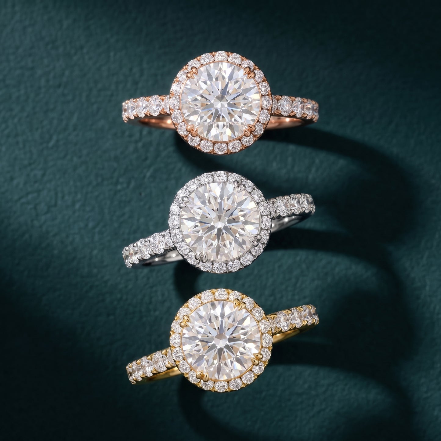 Chloe Halo Pavé Round Diamond Ring in Platinum - 3rings.jpg