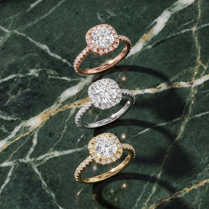 Sophie Halo Pavé Cushion Diamond Ring in Platinum - 3rings.jpg