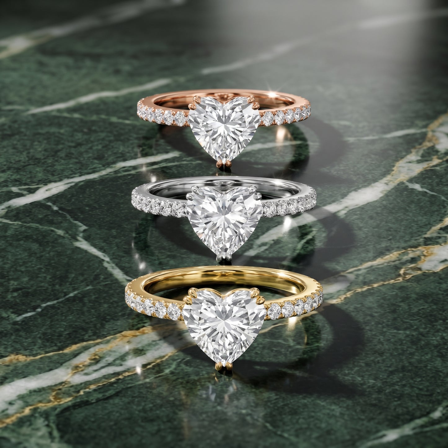 Novara Solitaire Pavé Heart Diamond Ring in Platinum - 3rings.jpg