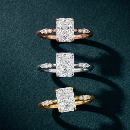 Sheila Pavé Radiant Diamond Engagement Ring in Yellow Gold - 3rings.jpg