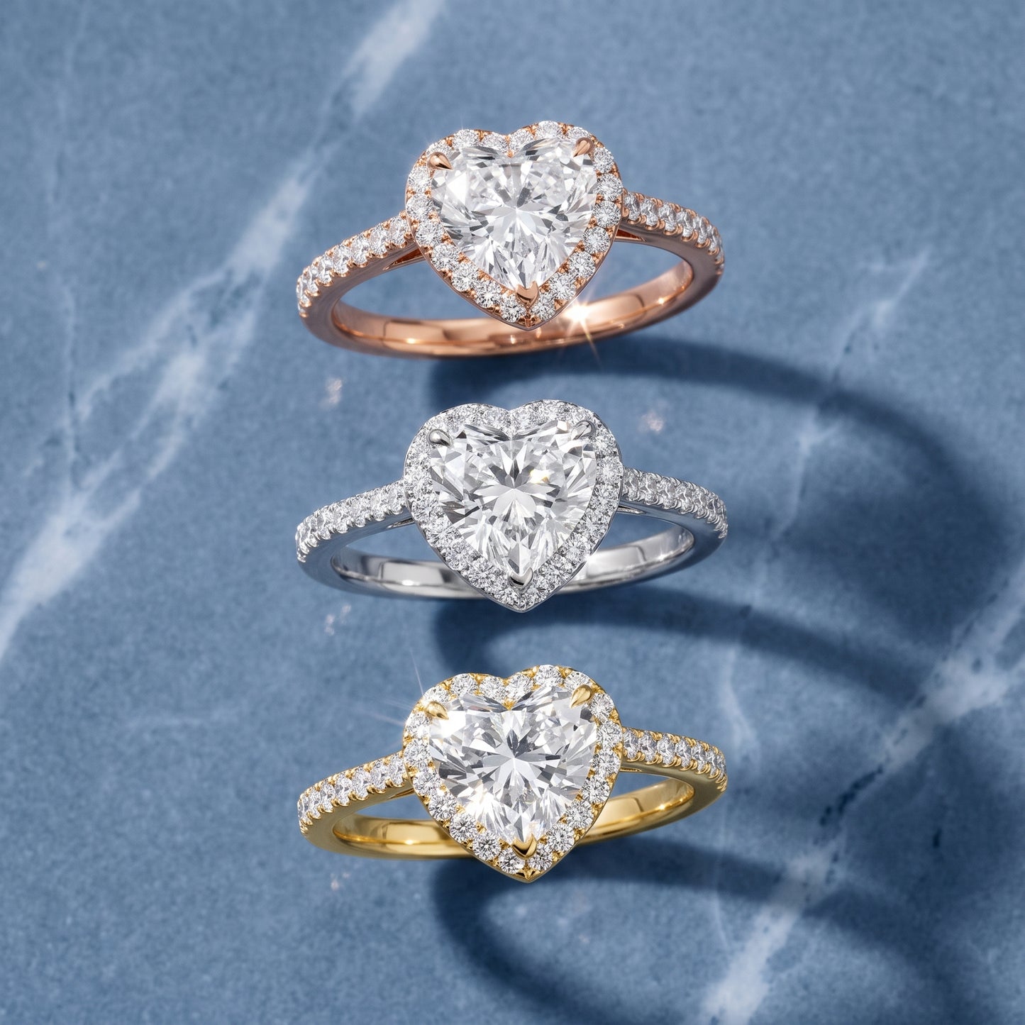 Alma Halo Pavé Heart Diamond Ring in Platinum - 3rings.jpg