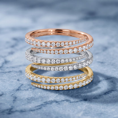 Mina Bypass Round Diamond Wedding Band in Rose Gold - 3rings.jpg