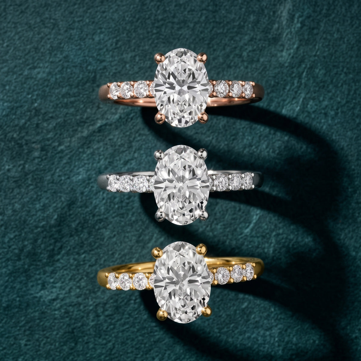 Mayfield Pavé Oval Diamond Engagement Ring in Rose Gold - 3rings.jpg