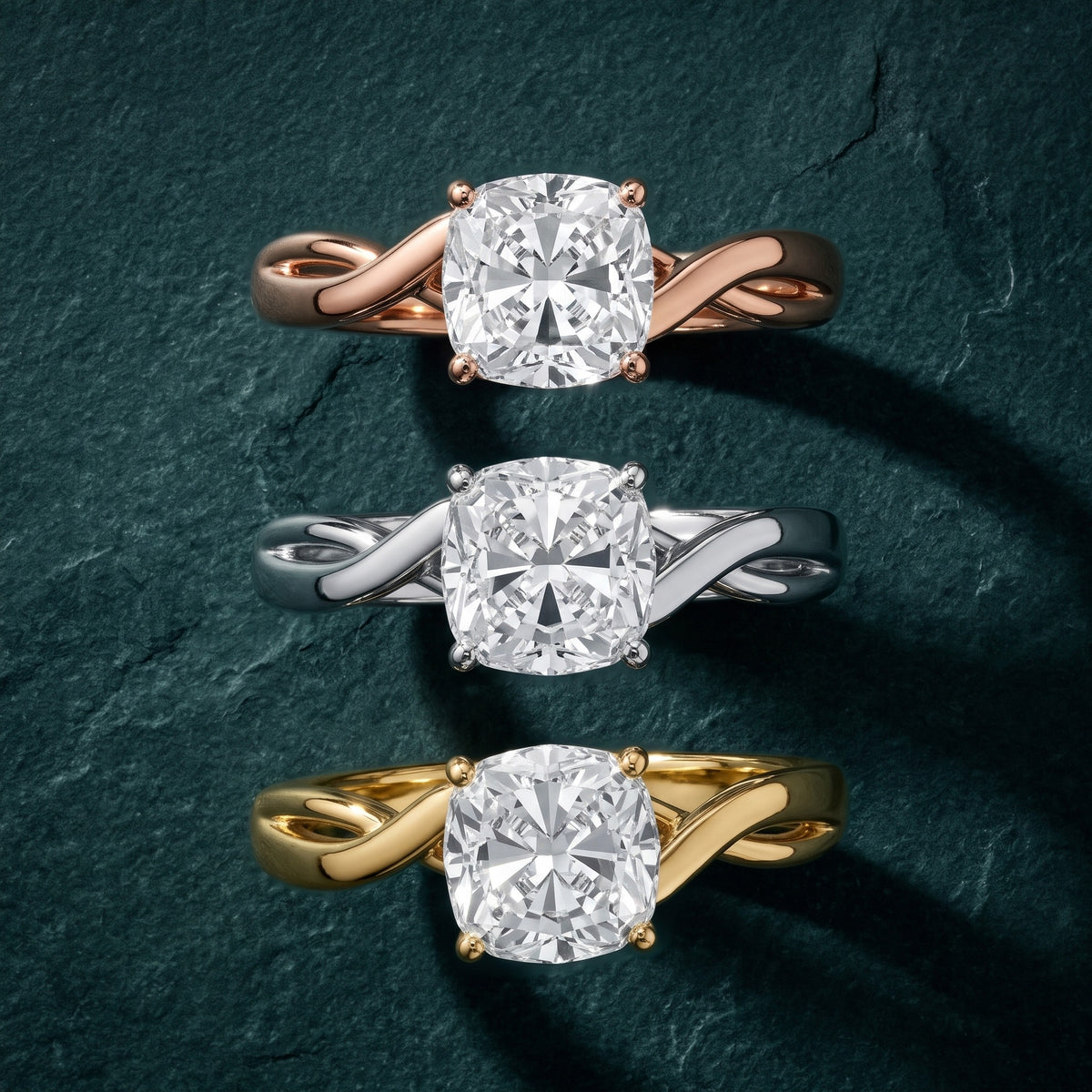 Britta Twist Cushion Diamond Engagement Ring in White Gold - 3rings.jpg