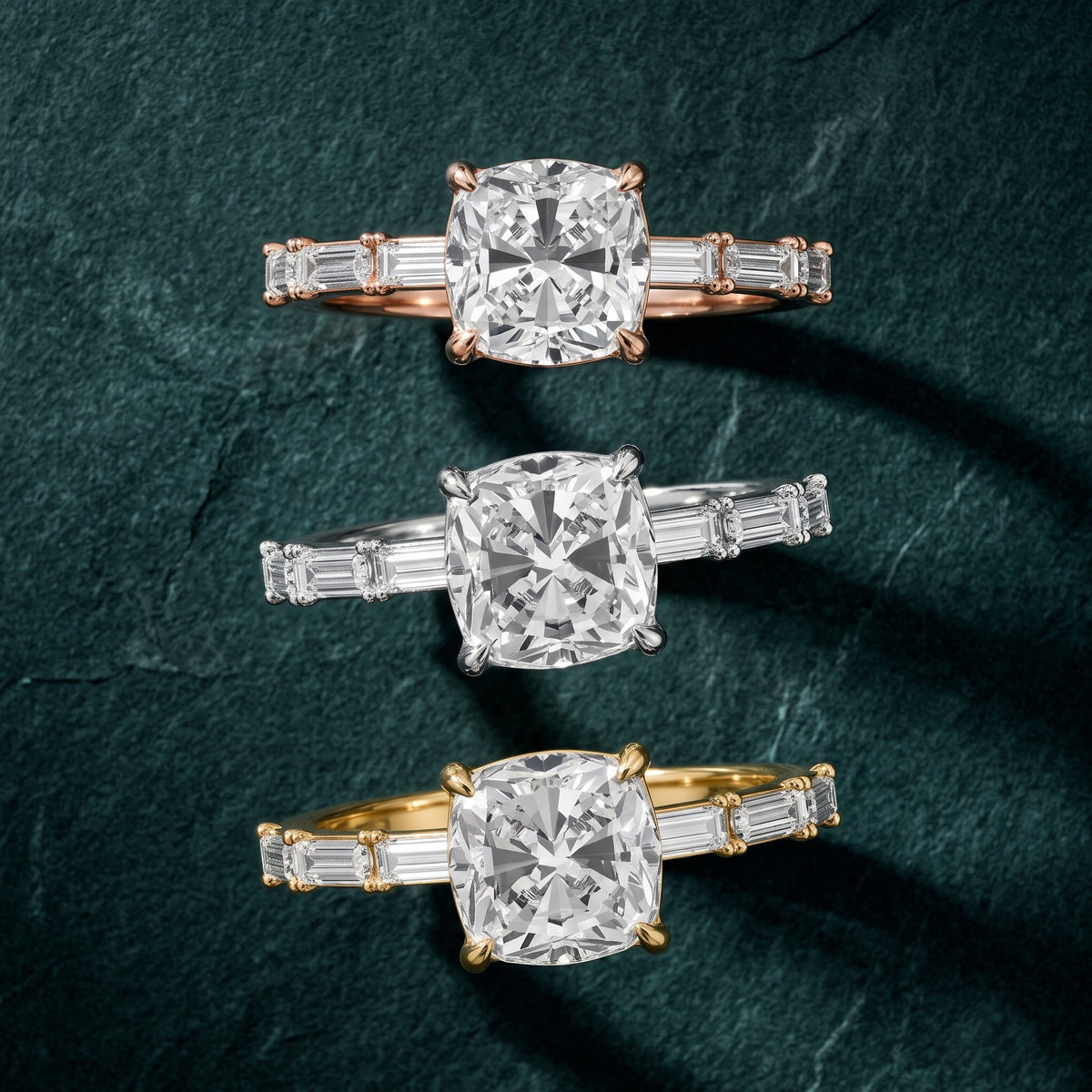 Ojai East-West Baguette Cushion Diamond Engagement Ring in Yellow Gold - 3rings.jpg