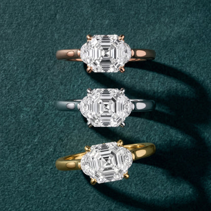 Hilary Half-Moon Three-Stone Asscher Diamond Engagement Ring in Platinum - 3rings.jpg