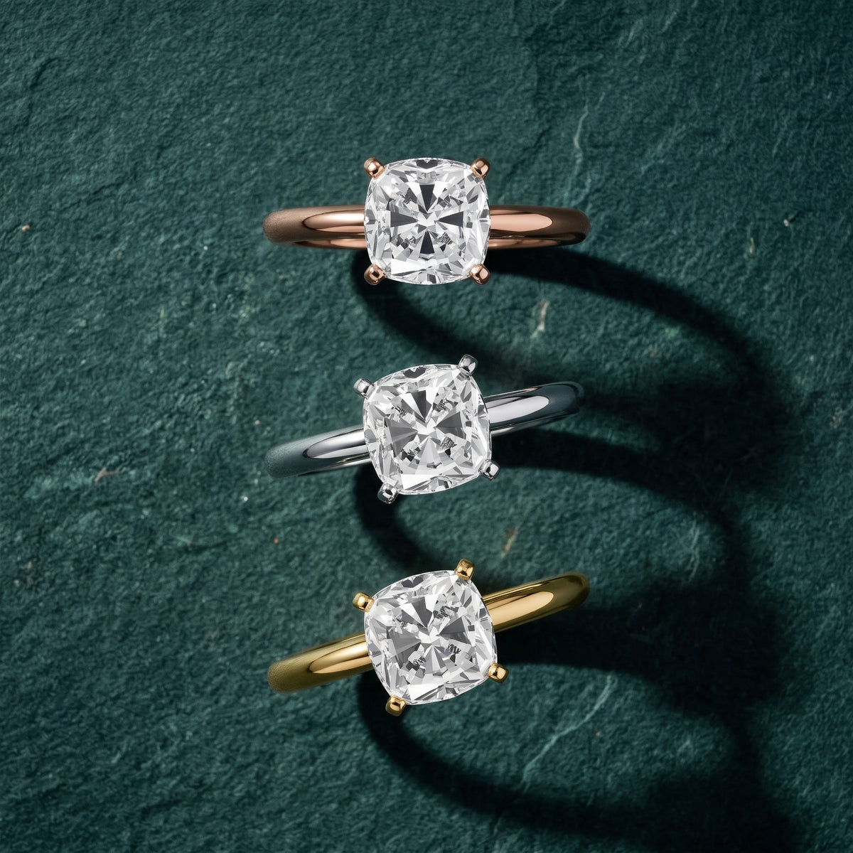 Giulia Solitaire Cushion Diamond Engagement Ring in Platinum - 3rings.jpg