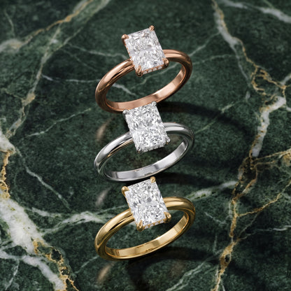 Amaya Hidden Halo Radiant Diamond Engagement Ring in White Gold - 3rings.jpg