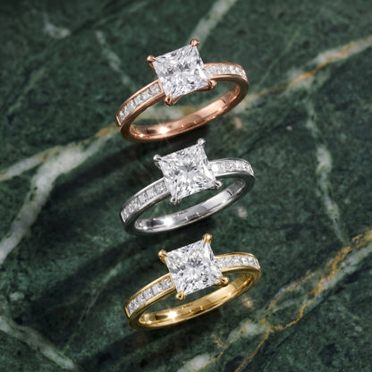 Maren Sidestone Channel Set Princess Diamond Engagement Ring in Platinum - 3rings.jpg