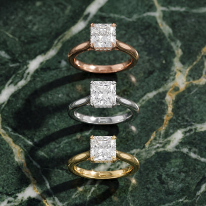 Mena Hidden Halo Radiant Diamond Engagement Ring in White Gold - 3rings.jpg