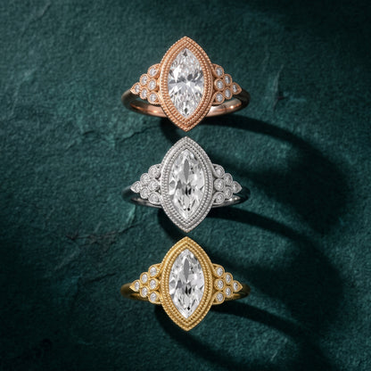 Effie Vintage Bezel Marquise Diamond Engagement Ring in Yellow Gold - 3rings.jpg
