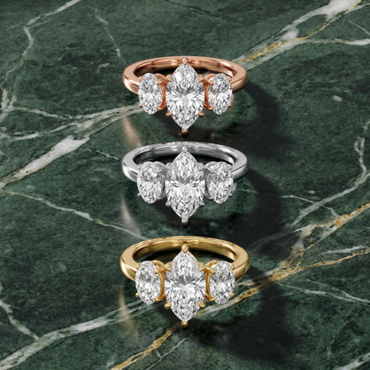 Lila Three-Stone Marquise Diamond Ring in Silver - 3rings.jpg
