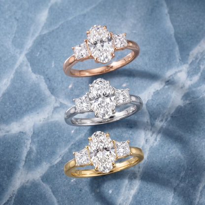 Selena Three-Stone Basket Oval Diamond Ring in Silver - 3rings.jpg