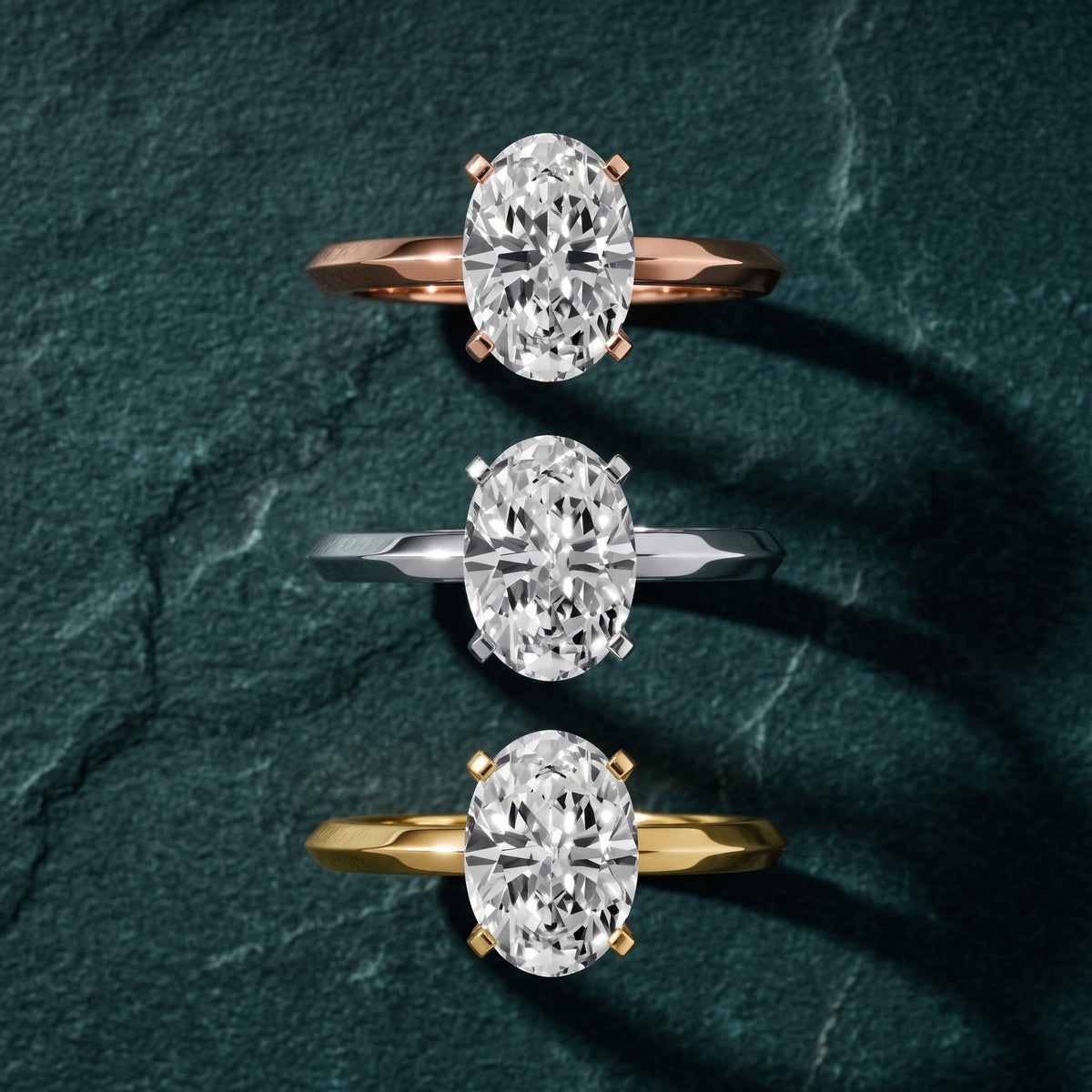 Verity Solitaire Knife Edge Oval Diamond Engagement Ring in Silver - 3rings.jpg