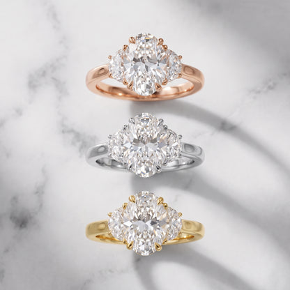 Romy Three-Stone Oval Diamond Engagement Ring in Platinum - 3rings.jpg