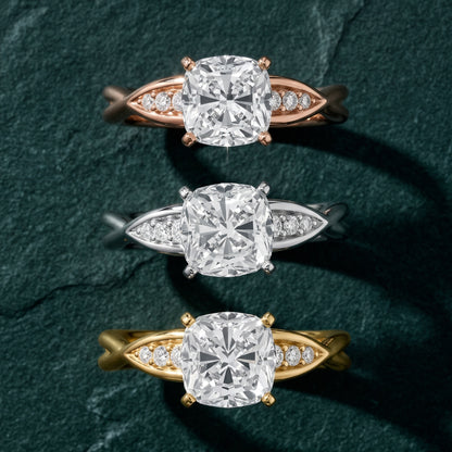 Stefania Twist Cushion Diamond Engagement Ring in Platinum - 3rings.jpg
