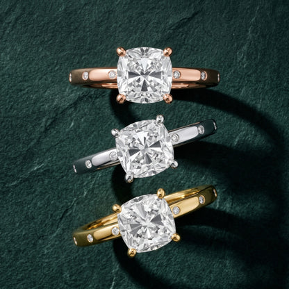 Dulcie Flush-Set Cushion Diamond Engagement Ring in Rose Gold - 3rings.jpg