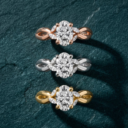 Luna Glow Twisted Oval Diamond Engagement Ring in White Gold - 3rings.jpg