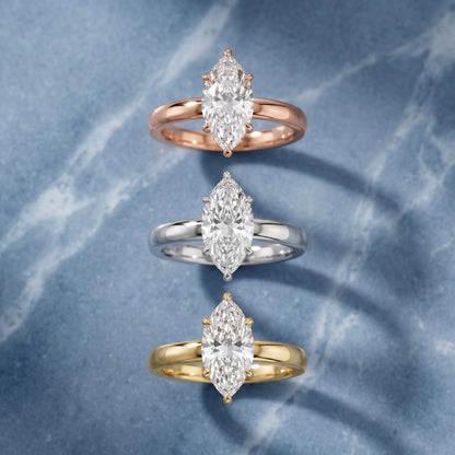 Lara Hidden Halo Marquise Diamond Engagement Ring in Yellow Gold - 3rings.jpg