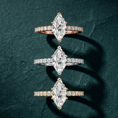 Leandra Scalloped Pavé Marquise Diamond Engagement Ring in Silver - 3rings.jpg