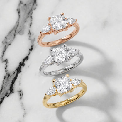 Faye Three-Stone Trellis Radiant Diamond Ring in White Gold - 3rings.jpg