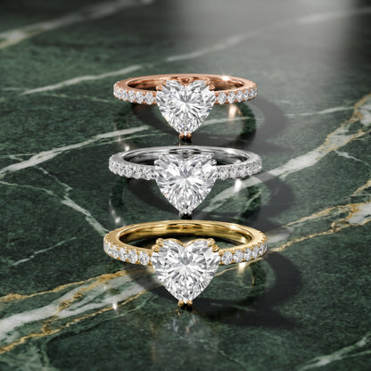 Novara Solitaire Pavé Heart Diamond Ring in Rose Gold - 3rings.jpg
